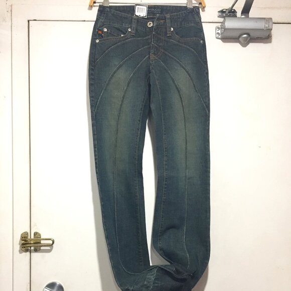 VINTAGE PARASUCO ERGONOMIC BOOT CUT JEANS SIZE 24 - Picture 2 of 13